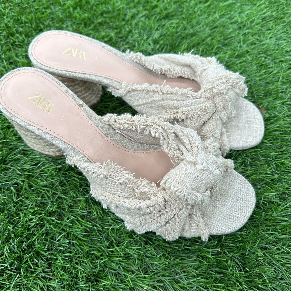 Zara heel sandals